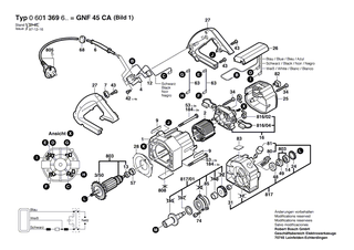 BOSCH Rastelement | Ersatzteile f�r GNF 45 CA, GKS 68 B - 1603231014