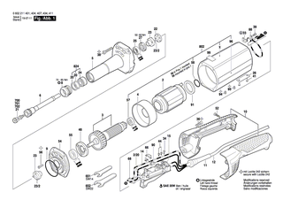 BOSCH Gewindering M30x1 | Ersatzteile für Geradschleifer, Hf-Geradschleifer - 1603344024