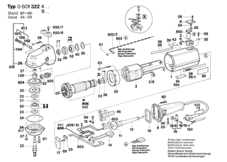 BOSCH Blechschraube B4,8x57,5 MM | Ersatzteile für Geradschleifer, Winkelschleifer - 1603429000