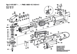 BOSCH Blechschraube B4,8x57,5 MM | Ersatzteile für Geradschleifer, Winkelschleifer - 1603429000
