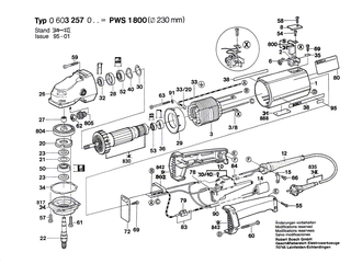 BOSCH Blechschraube B4,8x57,5 MM | Ersatzteile für Geradschleifer, Winkelschleifer - 1603429000