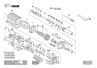 BOSCH Blechschraube C4,8x63 MM | Ersatzteile für GWS 18-180, GWS 19-180 - 1603435024