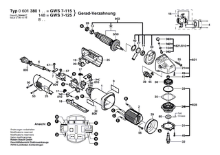 BOSCH Gewindefurchschraube | Ersatzteile für GWS 9-125 CS, GWS 9-125 CM - 1603435026