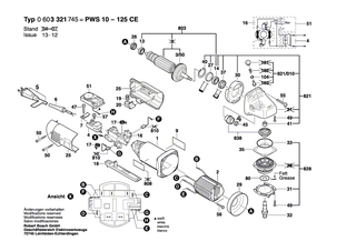 BOSCH Kunststoffschneidschraube | Ersatzteile für GBR 14 C, GWS 7-115 - 1603435044