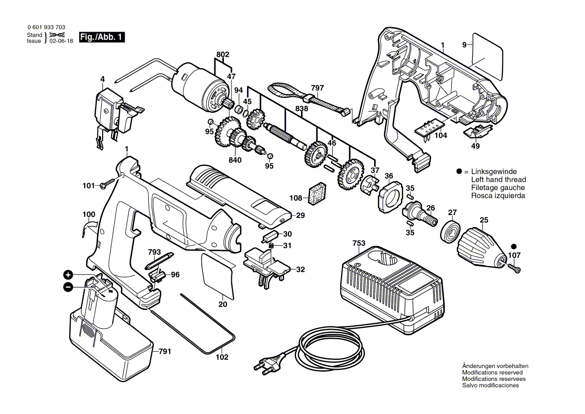 BOSCH Schnell-Lader EU 230/7,2-14,4V, 30 MIN. | Ersatzteile für 