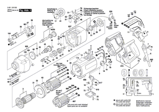 BOSCH Anker 230V | Ersatzteile f�r GBM 16-2 RE, GBM 23-2 - 1619P13609