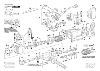 BOSCH Anker 230V | Ersatzteile f�r GBM 16-2 RE, GBM 23-2 - 1619P13609