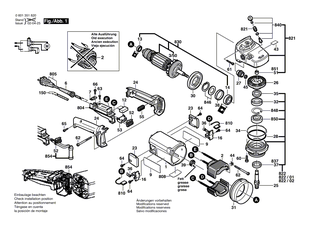BOSCH Anker 230-240V | Ersatzteile f�r GWS 19-180, GWS 2000-180 J - 1604011148