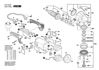 BOSCH Anker 220-240V | Ersatzteile fr GWS 20-180 H, GWS 20-180 JH - 1604011252