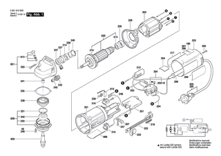 BOSCH Polschuh 220-230V | Ersatzteile für GWS 9-125 CS, GWS 9-125 CM - 1604220220