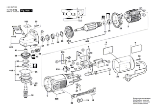 BOSCH Polschuh 220-230V | Ersatzteile fr GWS 7-115, GWS 7-125 - 1604220272