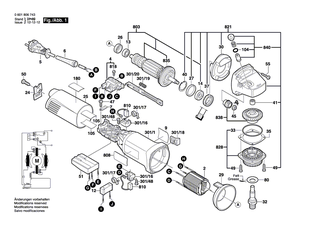BOSCH Polschuh 220-230V | Ersatzteile fr GBR 14 C, GWS 14-125 C - 1607000F0S