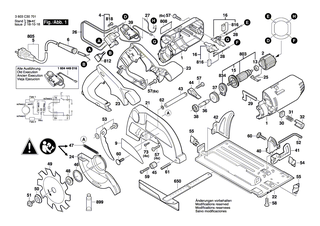 BOSCH Polschuh 230V | Ersatzteile für PKS 54 CE - 1604220345