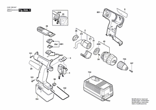 BOSCH Umschalter SCHWARZ | Ersatzteile für B2109 | 2610967639