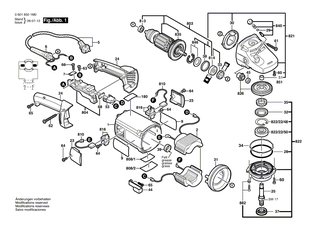 BOSCH Polschuh 220-240V | Ersatzteile fr GWS 18-180, GWS 19-180 - 1604220380