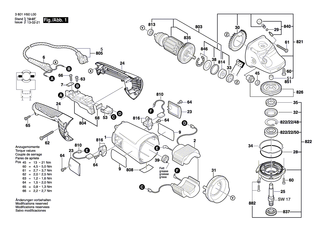 BOSCH Polschuh 230V | Ersatzteile f�r GWS 20-230H, GWS 20-230JH - 1604220518