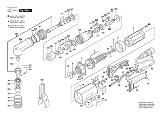 BOSCH Stnder 200V/300HZ,135V/200HZ | Ersatzteile fr Hf-Geradschleifer, Geradschleifer - 1604229099