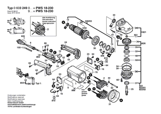 BOSCH B�rstenhalter | Ersatzteile f�r GWS 18-180, GWS 19-180 - 1604336021