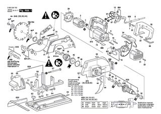BOSCH B�rstenhalter | Ersatzteile f�r GKS 66 CE, GKS 54 CE - 1604336024