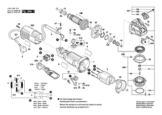 BOSCH Brstenhalter | Ersatzteile fr GEX 150 TURBO, GWS 6-115 - 1604336035