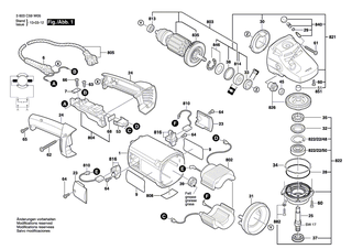 BOSCH B�rstenhalter | Ersatzteile f�r GDB 2200 WE, GDB 2500 WE - 1604336048