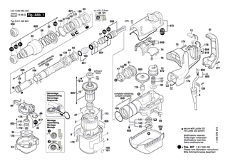BOSCH Verbindungsleitung | Ersatzteile fr GBH 5-38 D, GBH 5400 - 1604412069