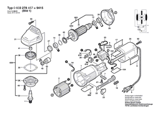 BOSCH Verbindungsleitung | Ersatzteile f�r GEWS 1348.0, GWS 7-125 - 1604448016