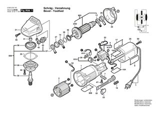 BOSCH Verbindungsleitung | Ersatzteile f�r GEWS 1348.0, GWS 7-125 - 1604448016