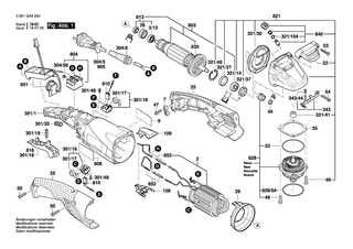 BOSCH Verbindungsleitung | Ersatzteile f�r GPO 14 CE, GSI 14-CE - 1604448025