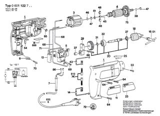 BOSCH B�rstenhalter | Ersatzteile f�r GBM 6, Bohrmaschine - 1604449002