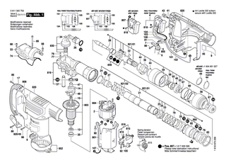 BOSCH Netzanschlussleitung GB 230V 4,15m 2 x 1,0mm H07 RN-F | Ersatzteile f�r GPO 12 E, GBH 5-38 X - 1604460144