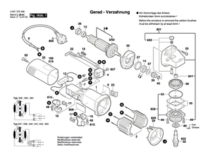 BOSCH Netzanschlussleitung CN 2,65m 2 x 0,75mm H05 W-F | Ersatzteile für GSB 680 PROFI, GWS 850 C - 1604460312