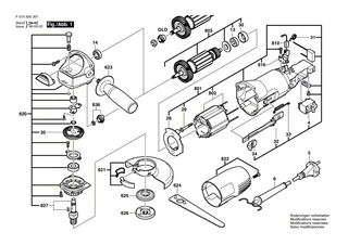 BOSCH Netzanschlussleitung CH 2,75m 2 x 1,0mm H05 VV-F | Ersatzteile fr 1041, 1043 - 1604460423