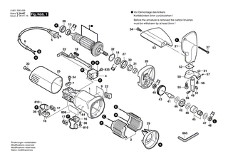 BOSCH Druckfeder | Ersatzteile f�r GEX 150 TURBO, GWS 6-115 - 1604611031