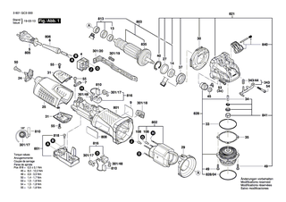 BOSCH Druckfeder | Ersatzteile f�r GEX 150 TURBO, GWS 6-115 - 1604611031