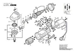 BOSCH Spiralfeder | Ersatzteile f�r GWB 10, GWB 10 RE - 1604652013