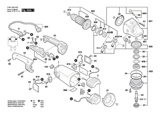 BOSCH Motorgeh�use BLAU | Ersatzteile f�r GWS 23-180, GWS 23-180 S - 1605108190