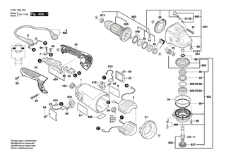 BOSCH Motorgeh�use BLAU | Ersatzteile f�r GWS 23-180, GWS 23-180 S - 1605108190