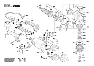 BOSCH Motorgeh�use BLAU | Ersatzteile f�r GWS 23-180, GWS 23-180 S - 1605108190