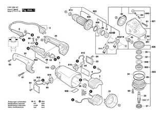 BOSCH Motorgeh�use BLAU | Ersatzteile f�r GWS 23-180, GWS 23-180 S - 1605108190