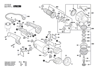 BOSCH Motorgeh�use BLAU | Ersatzteile f�r GWS 23-180, GWS 23-180 S - 1605108190