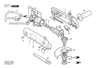 BOSCH Geh�usesatz | Ersatzteile f�r 1820, 9160 - 1605108219