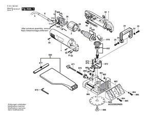 BOSCH Geh�usesatz | Ersatzteile f�r 1820, 9160 - 1605108219