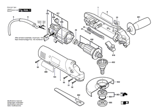 BOSCH Geh�usesatz | Ersatzteile f�r 1820, 9160 - 1605108219