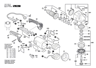 BOSCH Motorgeh�use BLAU | Ersatzteile f�r GWS 20-180 H, GWS 20-180 JH - 1605108233