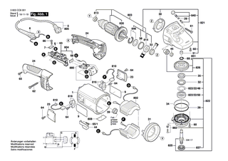 BOSCH Motorgeh�use GRUEN | Ersatzteile f�r PWS 20-230, PWS 1900 - 1605108235