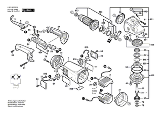 BOSCH Motorgeh�use BLAU | Ersatzteile f�r GWS 21-180 HV, GWS 21-180 JHV - 1605108240