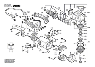 BOSCH Motorgeh�use BLAU | Ersatzteile f�r GWS 21-180 HV, GWS 21-180 JHV - 1605108240