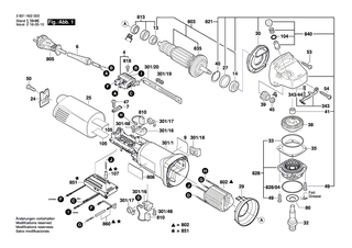 BOSCH Motorgeh�use DUNKELBLAU | Ersatzteile f�r GWS 8-115, GWS 11-125 CI - 1605108248