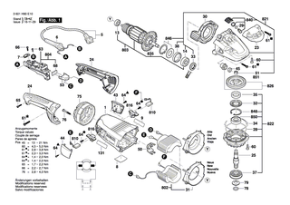 BOSCH Motorgeh�use BLAU | Ersatzteile f�r GWS 22-180 LVI, GWS 22-230 LVI - 1605108264